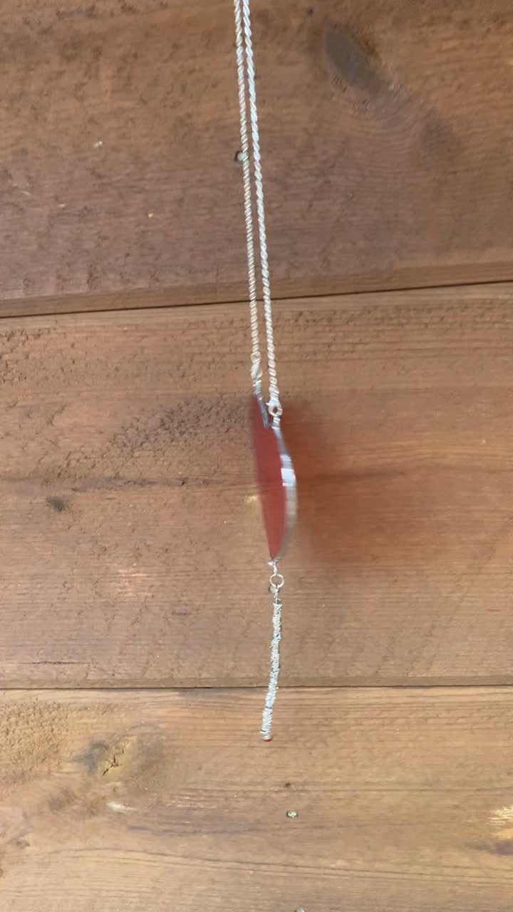 Red heart suncatcher