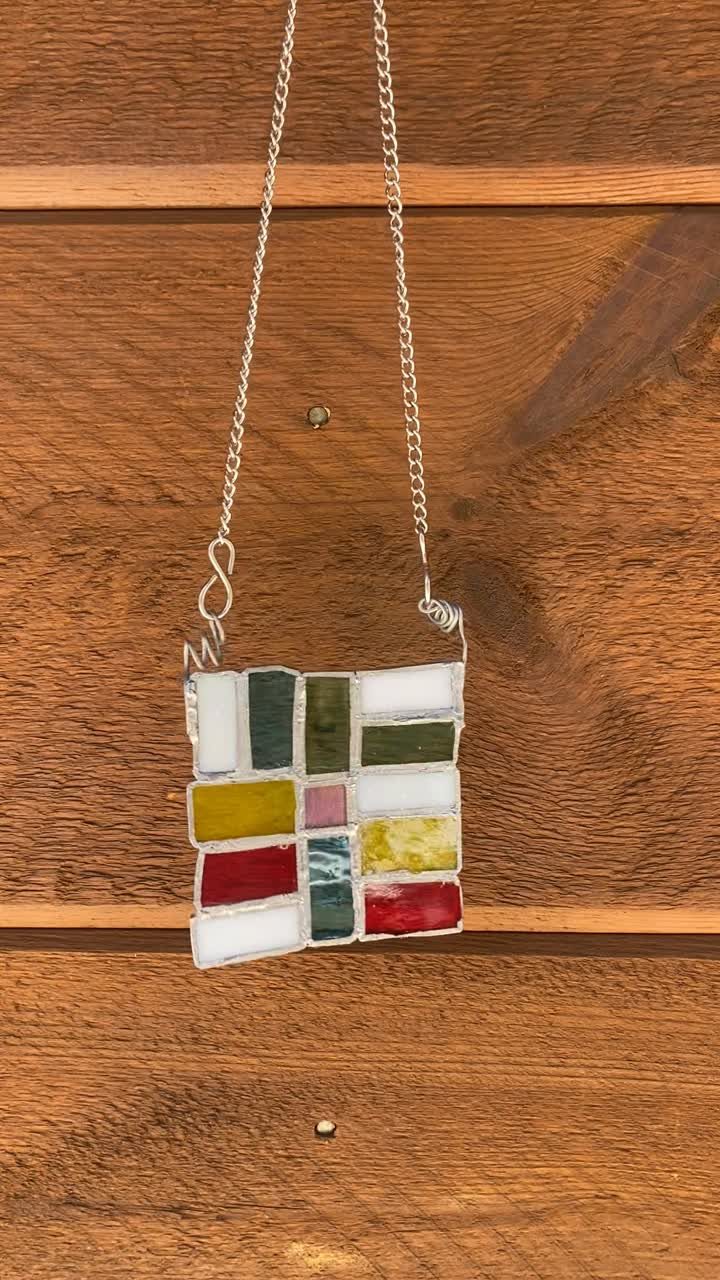 Stained glass suncatcher
