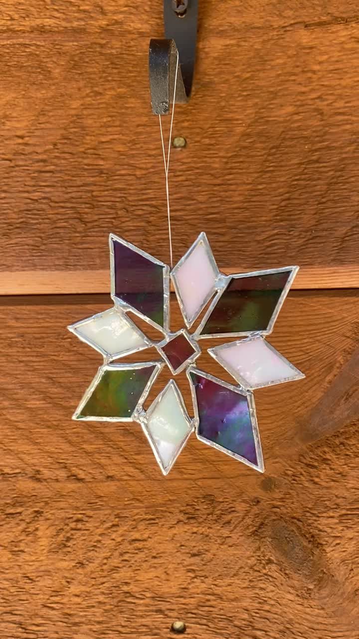 Stained glass suncatcher